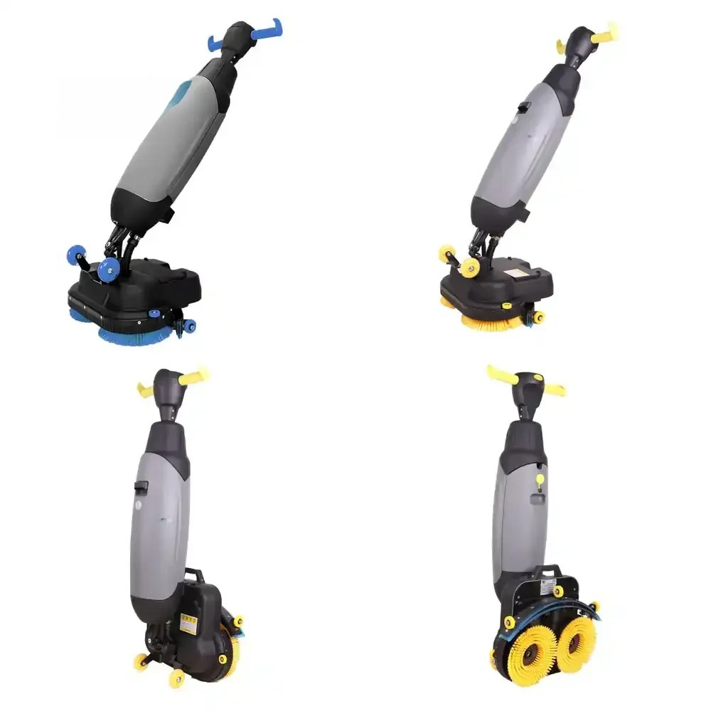Commercial Kitchen Vinyl Flooring - Commercial Dual Brush Floor Scrubber 16