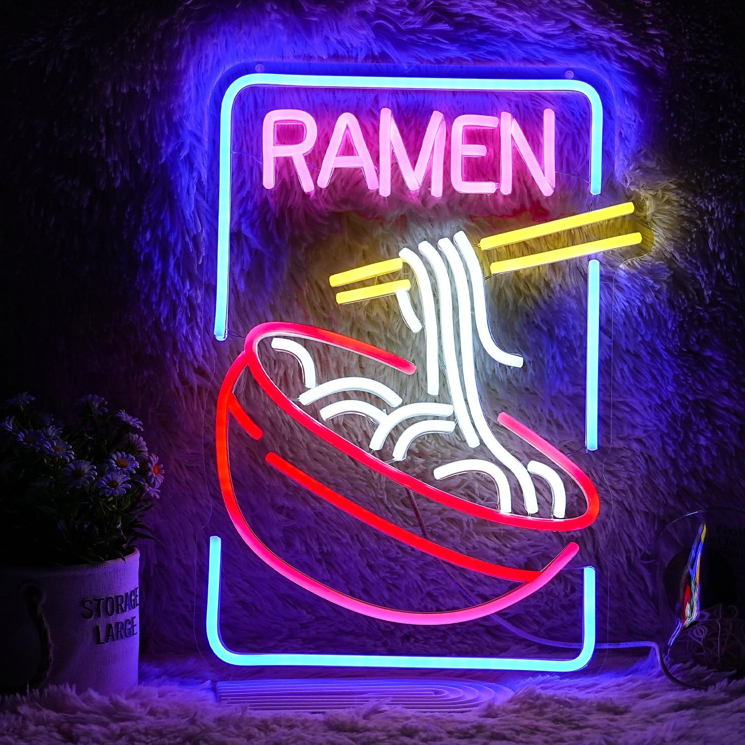 Commercial Kitchen Japanese - USB Dimmable Ramen Bowl Neon Sign