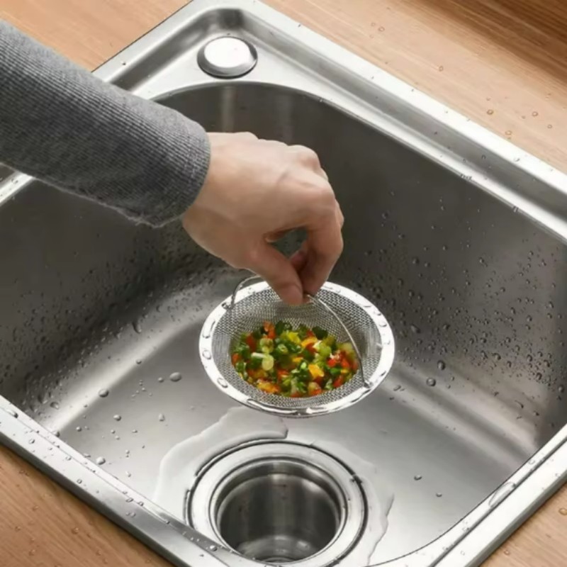 Commercial Kitchen Sink - Stainless Steel Kitchen Sink Filter, Garbage