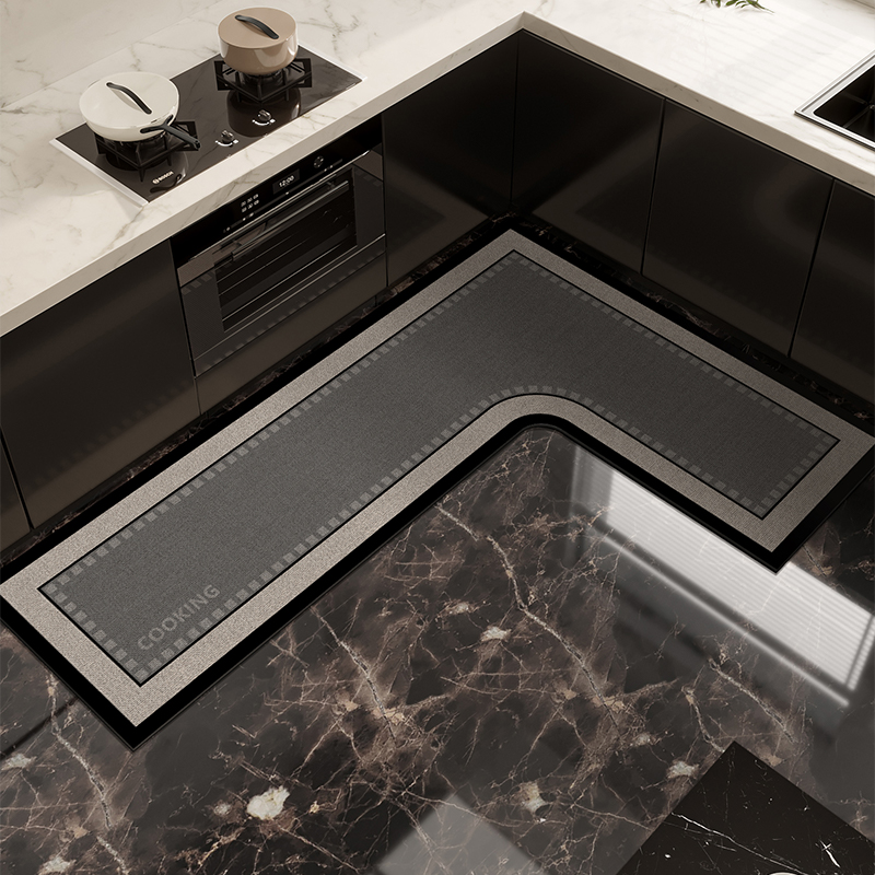 Commercial Kitchen Vinyl Flooring - Pvc Kitchen Floor Mat Waterproof Non-slip