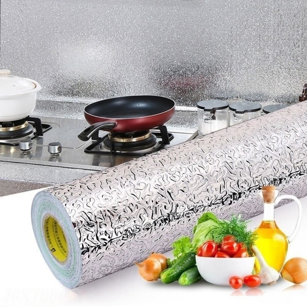 Commercial Kitchen Wall - 40x300cm Kitchen Oil-proof Self Adhesive Stickers