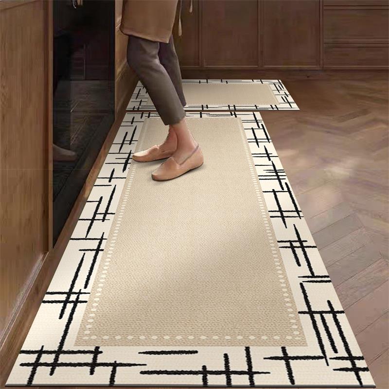 Commercial Kitchen Vinyl Flooring - Kitchen Rug Pvc Waterproof Leather Carpet