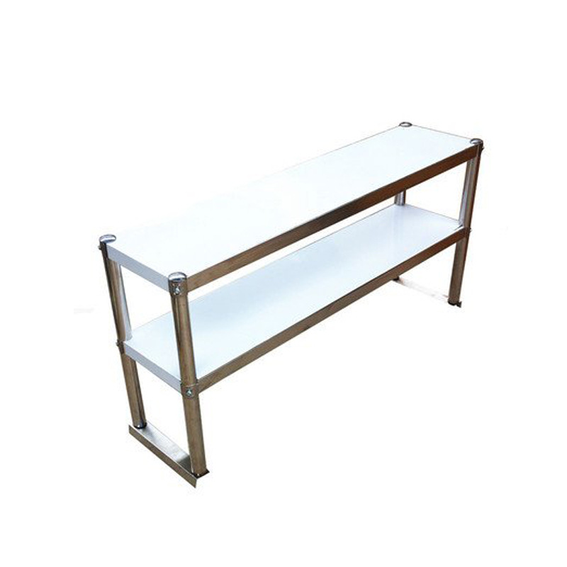 Commercial Kitchen Utensil Storage - Three-layer countertop vertical frame, stainless steel