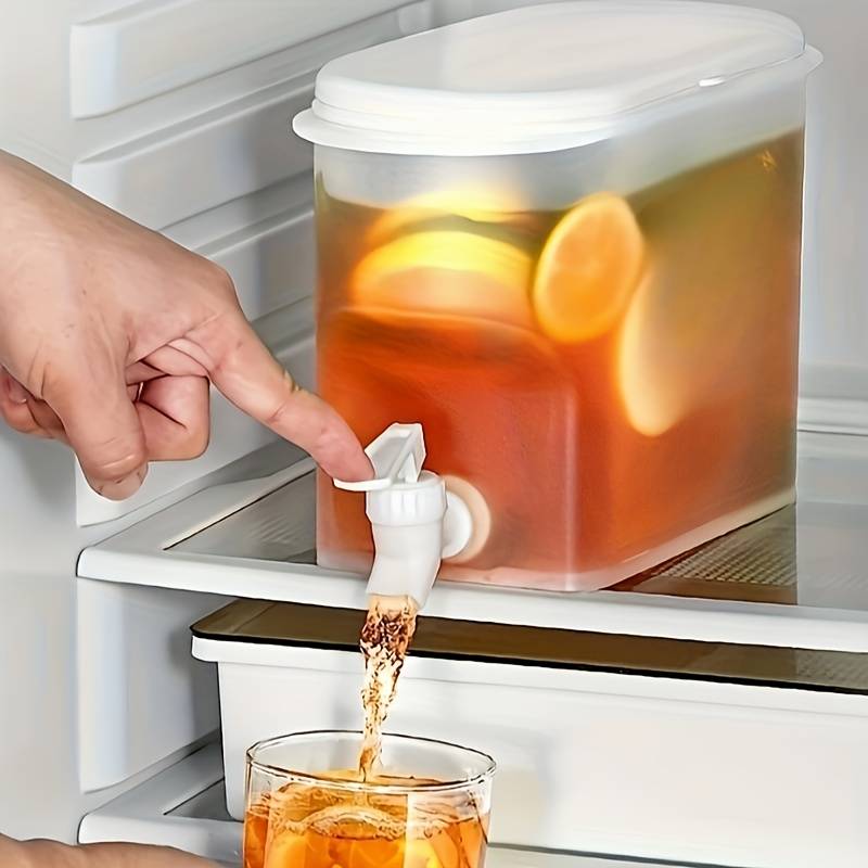 Cold Drink Dispenser - 3.5L Water Kettle with Faucet Beverage