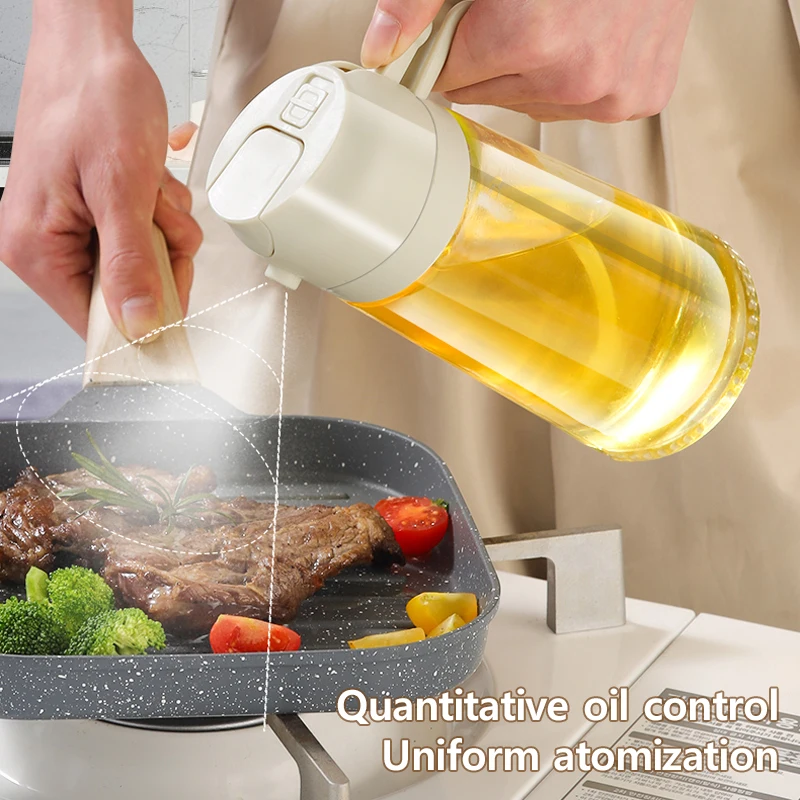 New 470ml Oil Spray Pot 2-in-1 - Commercial Kitchen Sprayer 评论和价格