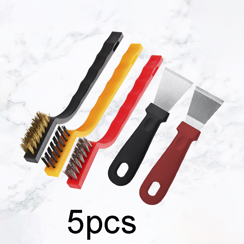 5-Piece Kitchen Cleaning Brush - Commercial Kitchen Vent Hood 评论和价格