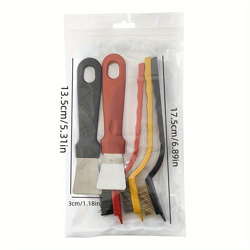 5-Piece Kitchen Cleaning Brush - Commercial Kitchen Vent Hood 评论和价格