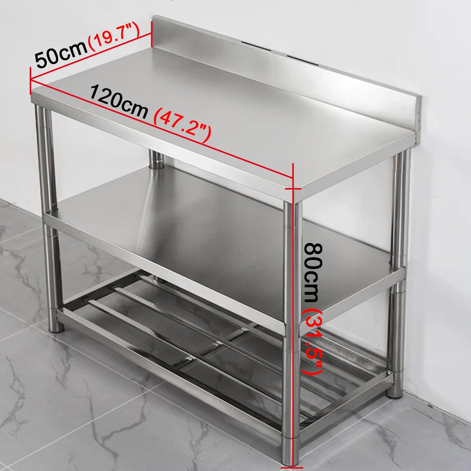 kz-Work Table Stainless Steel  - Commercial Kitchen Table 评论和价格
