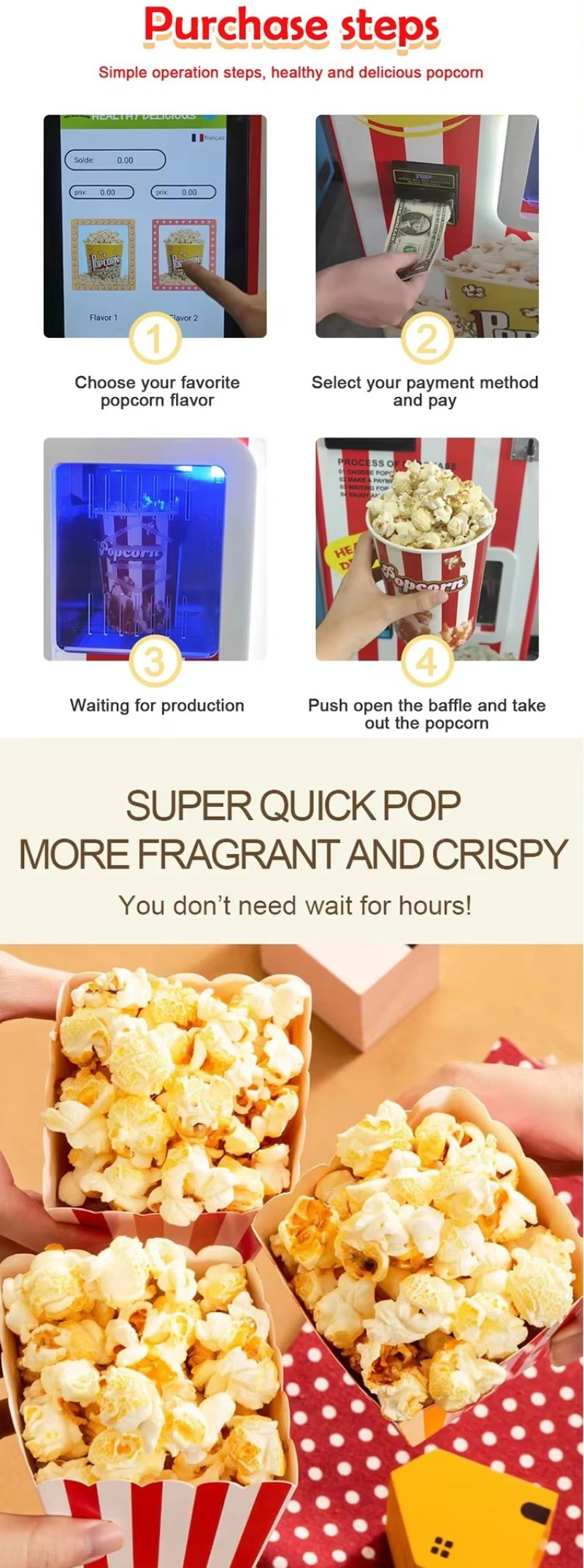 Popcorn Vending Machine Commer - Commercial Popcorn Machine 评论和价格