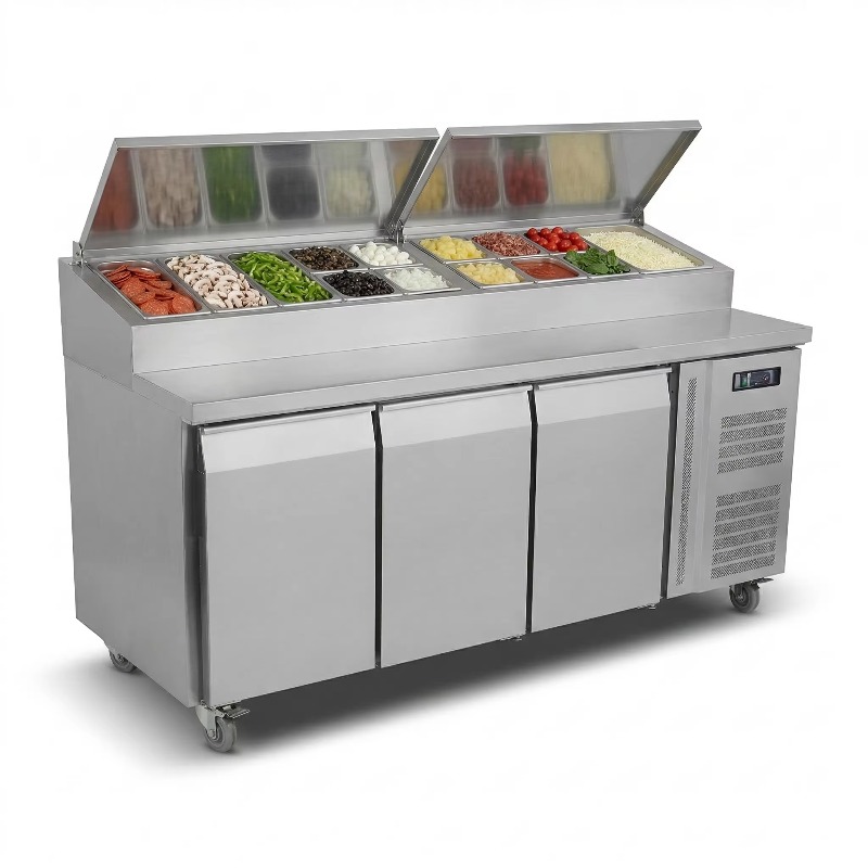 OEM Counter Fridge Sandwich Pr - Commercial Kitchen Table 评论和价格