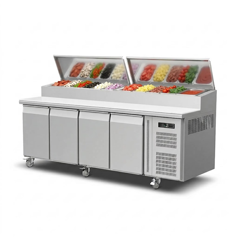 OEM Counter Fridge Sandwich Pr - Commercial Kitchen Table 评论和价格