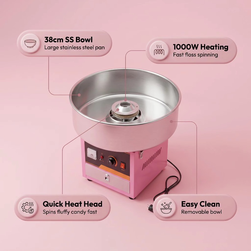 Commercial Electric Cotton Can - Candy Floss Machine Commercial 评论和价格