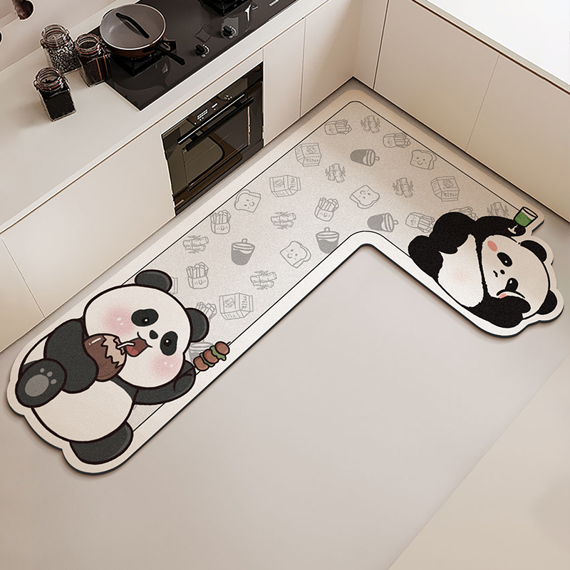 L-shaped Kitchen Floor Mat Wat - Commercial Kitchen Vinyl Flooring 评论和价格