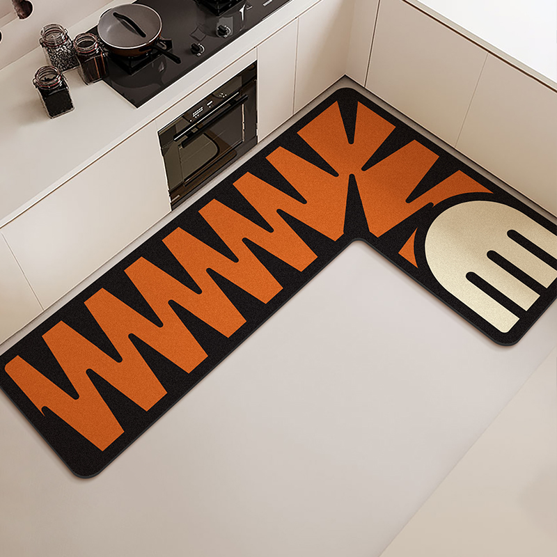L-shaped Kitchen Floor Mat Wat - Commercial Kitchen Vinyl Flooring 评论和价格