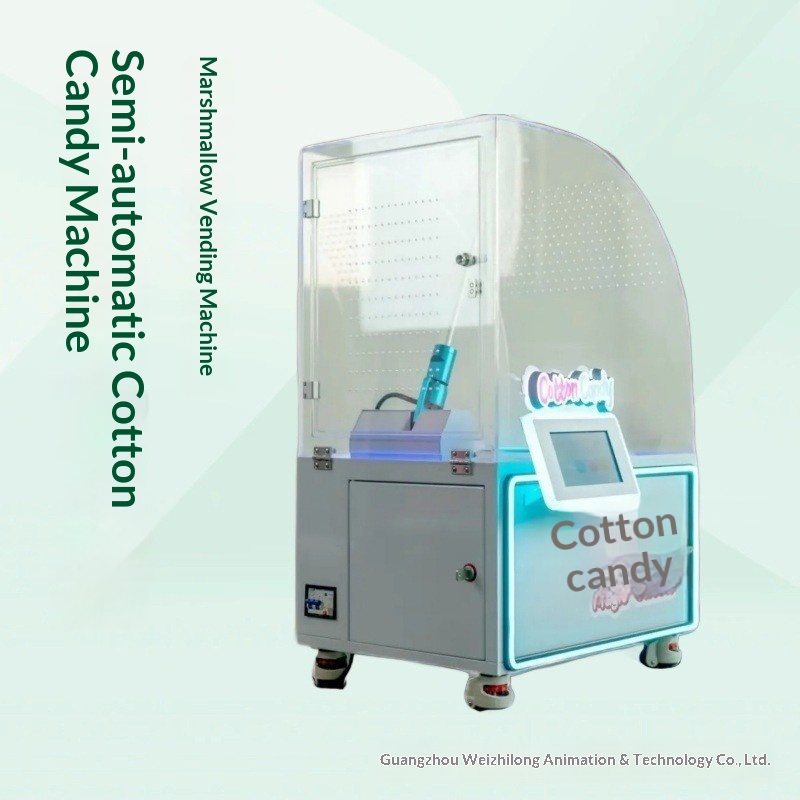 New Semi-Automatic Cotton Cand - Candy Floss Machine Commercial 评论和价格