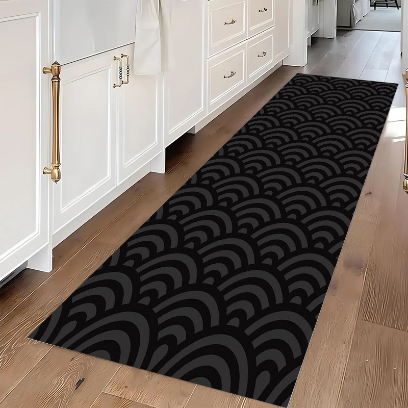 Red Japanese Wave Runner Rug A - Commercial Kitchen Japanese 评论和价格