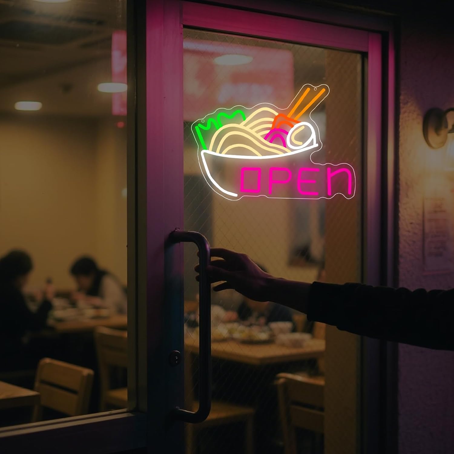 Ramen Bowl Neon Light Open LED - Commercial Kitchen Japanese 评论和价格