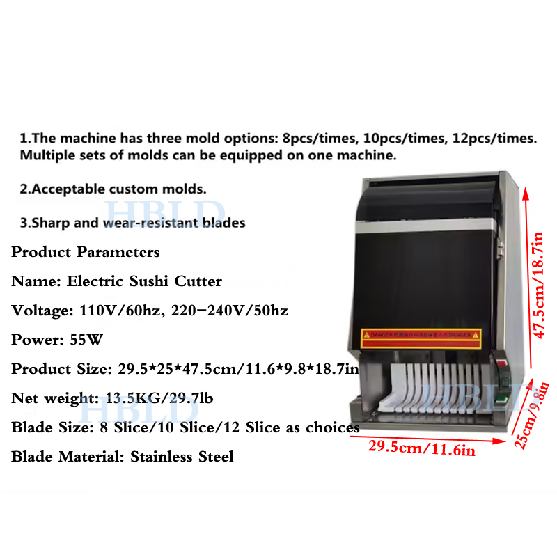 Electric Sushi Slicer for Snac - Commercial Kitchen Japanese 评论和价格