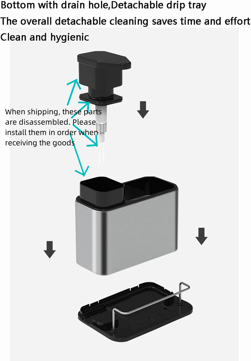 3-in-1 Kitchen Stainless Steel - Commercial Kitchen Sink 评论和价格