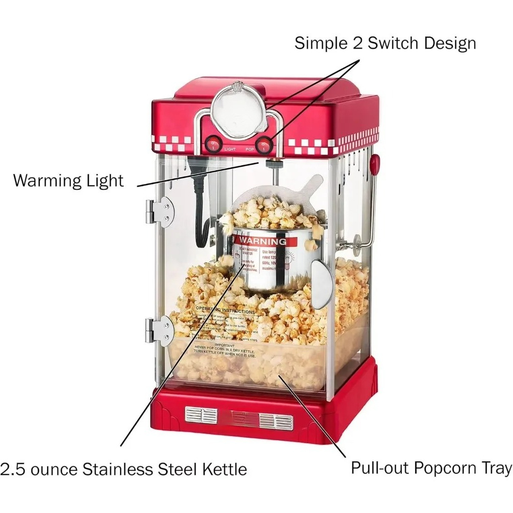 New Automatic Popcorn Machine  - Commercial Popcorn Machine 评论和价格