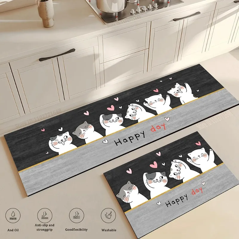 Cat Kitchen Corner  Long Floor - Commercial Kitchen Vinyl Flooring 评论和价格