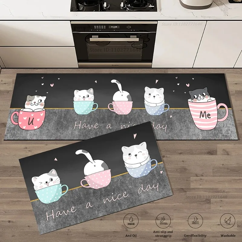 Cat Kitchen Corner  Long Floor - Commercial Kitchen Vinyl Flooring 评论和价格