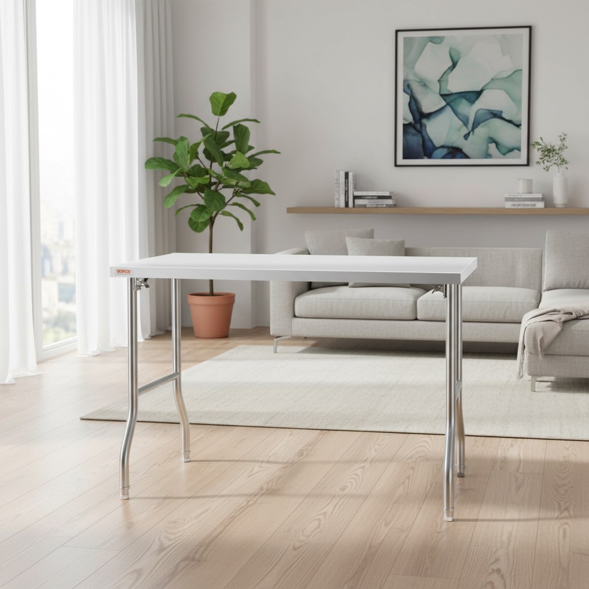 Heavy Duty Stainless Steel Fol - Commercial Kitchen Table 评论和价格